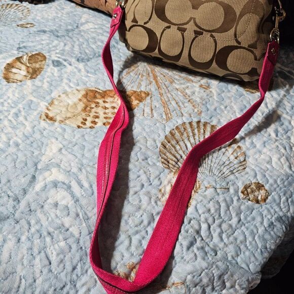 Vintage Coach y2k Poppy Daisy Satchel Purse with Crossbody Strap Bag - Picture 4 of 12